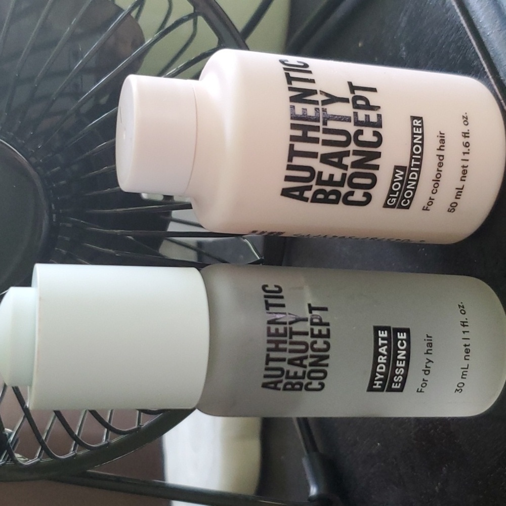 Authentic Beauty Concept Glow Conditioner 1.6 oz and Hydrate Essence 1 FL. Oz